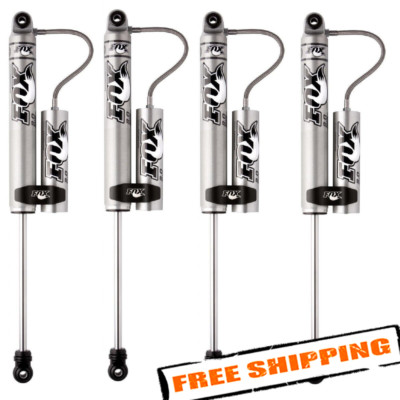Fox Shox Set of 4 Front & Rear 2.0 IFP Smooth Body Remote Reservoir Shocks