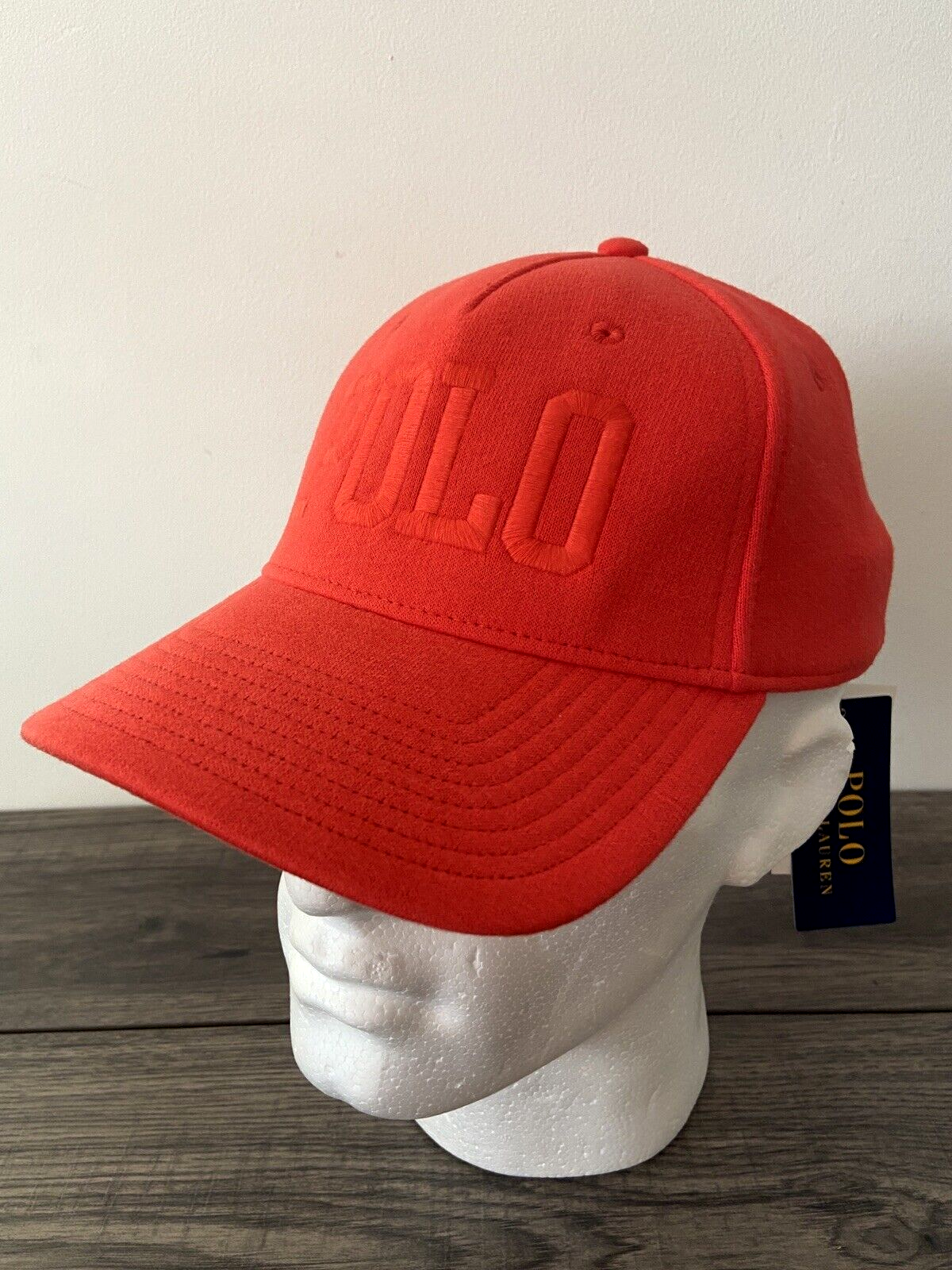 POLO RALPH LAUREN RED LOGO BASEBALL CAP BNWT