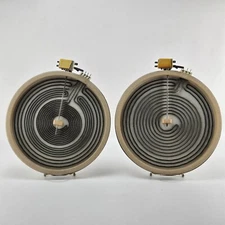 Genuine KITCHENAID Range Oven 12" Surface Element Set of 2 # 318198935 318297809