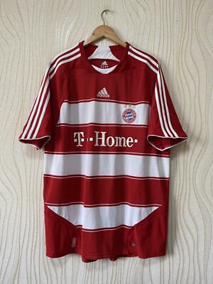 adidas バイエルン　FC Bayern Munich シャツ 2XL BAYERN MUNICH 2007 2009 HOME FOOTBALL SHIRT SOCCER JERSEY ADIDAS