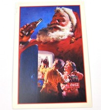 Coca-Cola Coke USA Carte Postale Noël Cartes Postales de Noël Santa 1950