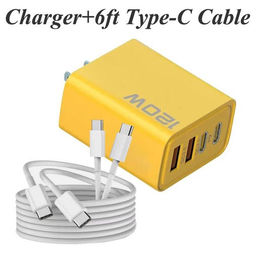 For Samsung S25 S24 S23 S22 Ultra 120W PD USB C Fast Wall Charger Power Adapter - Picture 12 of 15