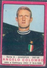 PANINI FOOTBALLERS FIGURINE COLLECTION 1967/68-JUVENTUS-COLOMBO-REC