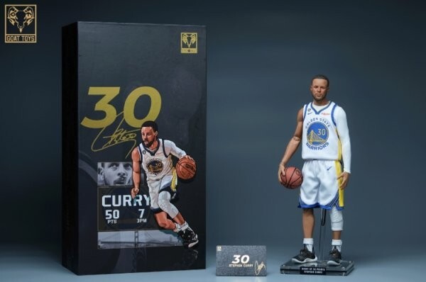 GoatToys Stephen Curry 1/6 Action Figure Limited Edition of 100