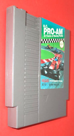 Vintage R.C. Cartucho PRO-AM RACING THRILLS1 Nintendo NES 1988, manual BONITO