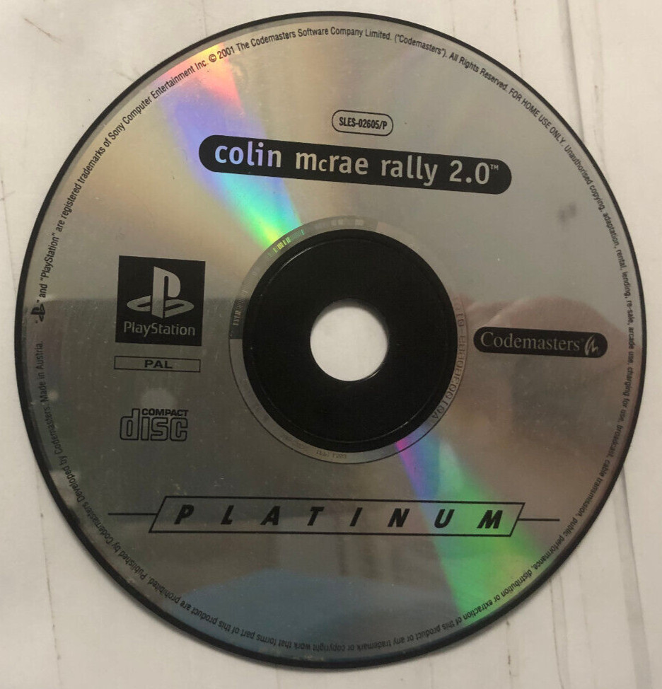 Colin Mcrae Rally 2.0 N°02605 PS1 Platinum