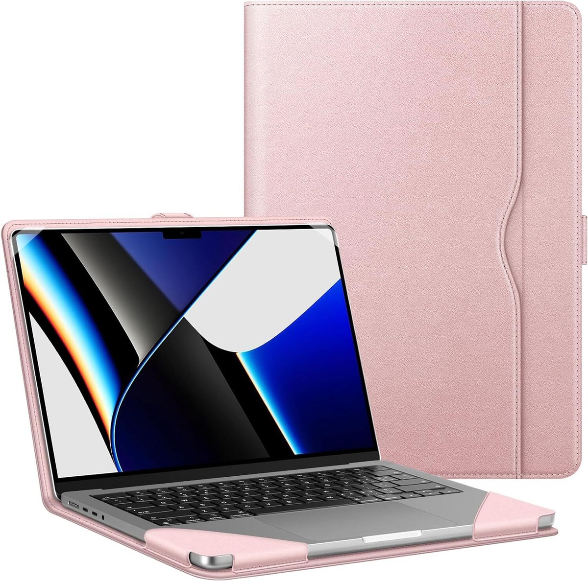 Sleeve Case for MacBook Pro 14 Inch (2023 2022 2021) Protective Folio Book  Cover
