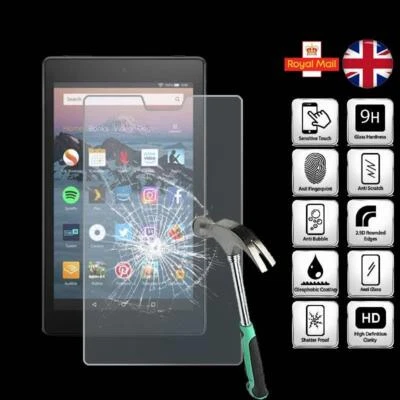 For Amazon Fire HD 8 Kids 8th Gen - Tablet Tempered Glass Screen Protector Cover