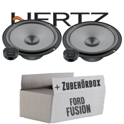 Hertz Lautsprecher für Ford Fusion Front Heck Einbauset Tür vorne hinten System