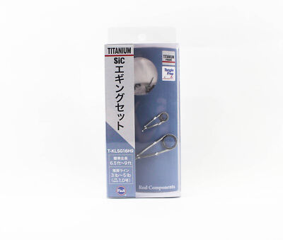 Anneaux De Canne Fuji T-KLSG 16H9 – Titanium + SIC, Argenté, Neuf