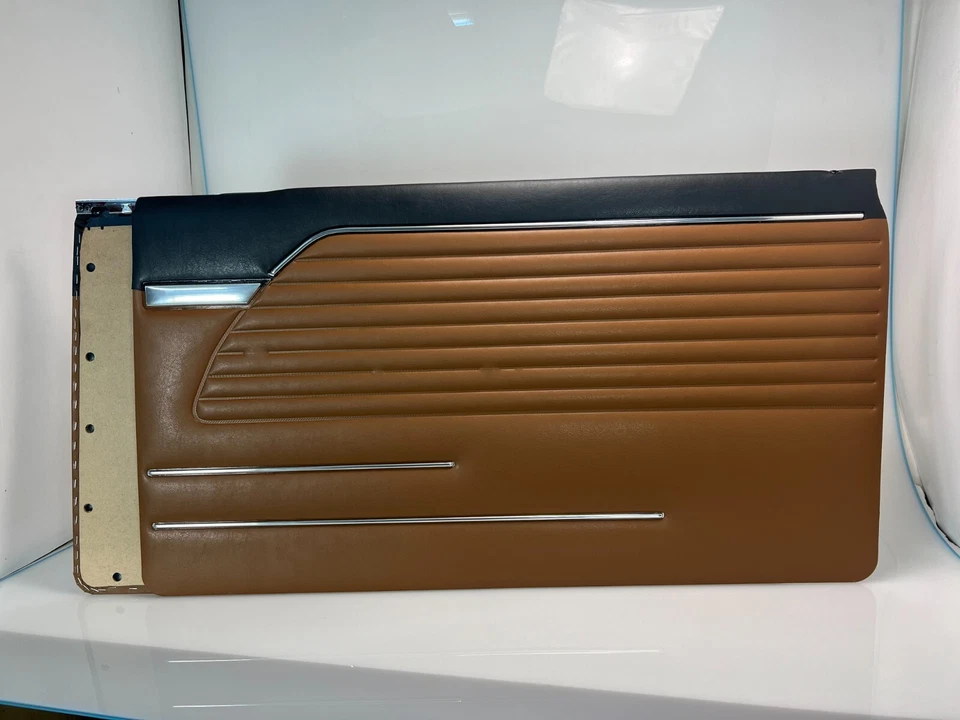 Juego de 4 paneles interiores de puertas delanteras traseras marrón-negro para BMW E10 2002 1966-1977 Foto 4 de 4