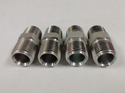 5405-08-08 (LOT OF 4) 1/2'' NPT TO 1/2'' NPT STEEL STRAIGHT UNION FITTINGS