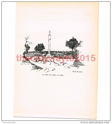 La Croix De Vertu, St. Remy, Frankreich, Buchillustration (Druck), um 1906