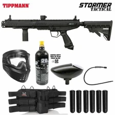 Maddog Tippmann Stormer Tactical Titanium Paintball Gun Marker Starter Package