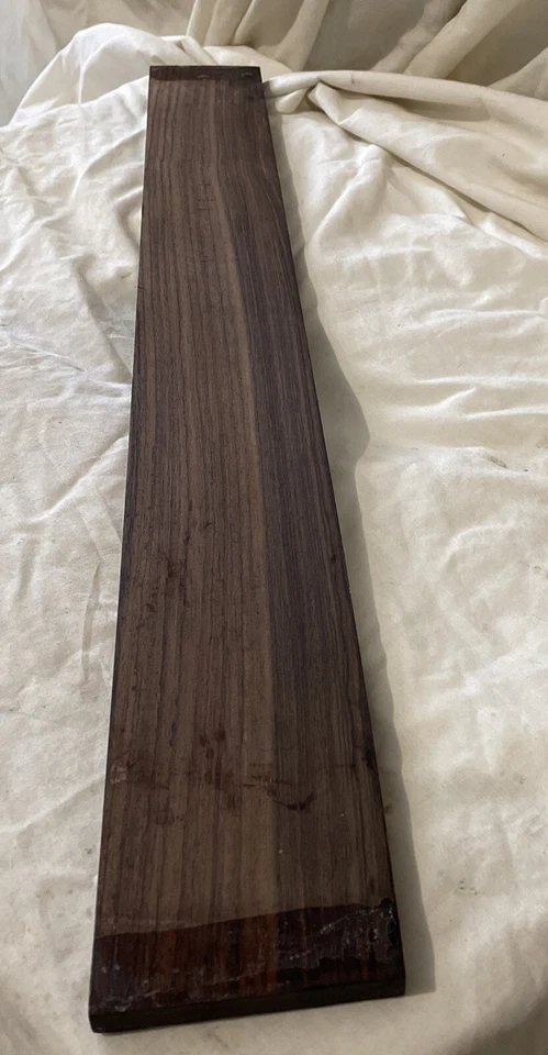 Diapasón de guitarra Dalbergia de palisandro 21x2,3/4x3/8 diapasón de construcción de guitarra Foto 4 de 4