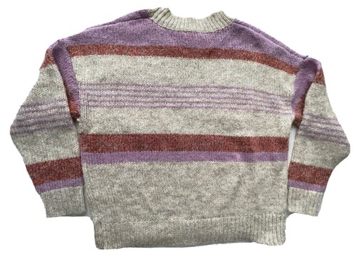 Heartloom Sweater Women's Size XL Striped Crew Neck Pullover Dropped Shoulder - Picture 8 of 12