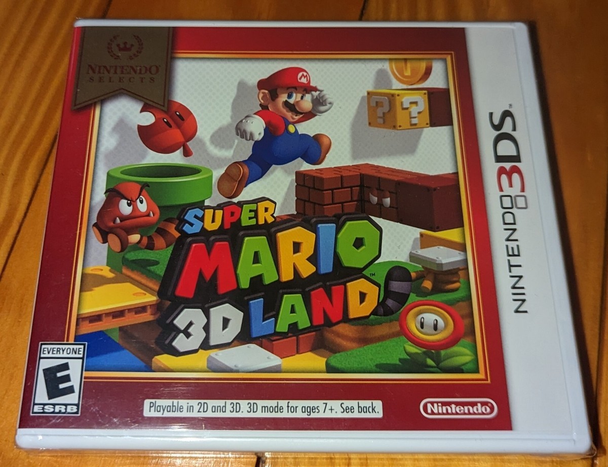 Authentic US Version Super Mario 3D Land 3DS Factory Sealed