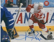 Detroit Red Wings Kris Draper Signed Autographed 8x10 NHL Photo COA