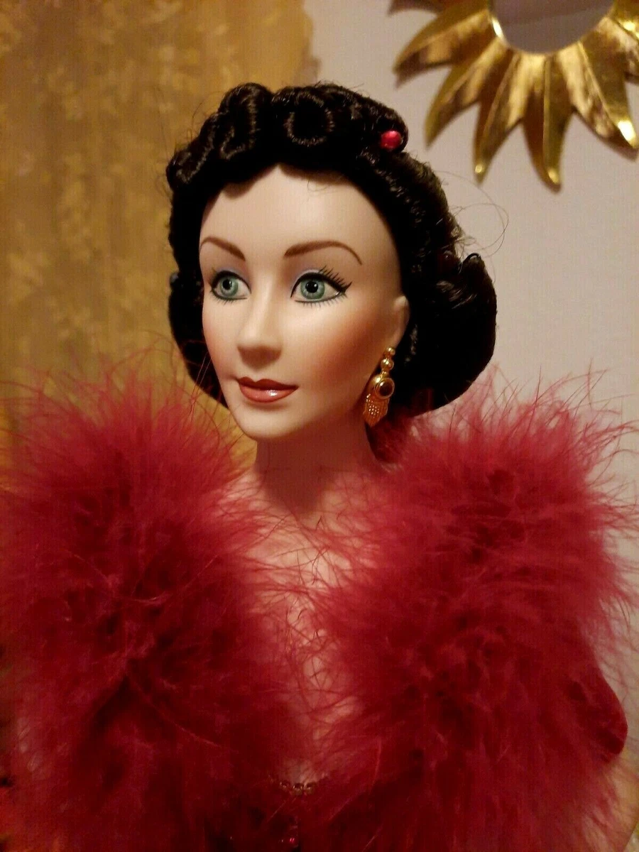 FRANKLIN MINT  Porzellanpuppe Künstlerpuppe SCARLETT O`HARA  vom Winde verweht