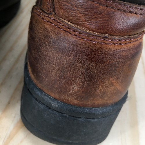 Rocky Boots Mens 8M Oil And Slip Resistant Ankle Work Boot Brown Leather Lace Up - Picture 6 of 16