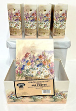 LA VIE BOXED PHOTO ALBUMS SET OF 4 ALBUMS W/STORAGE BOX VTG HOLDS 4X6 PHOTOS NEW