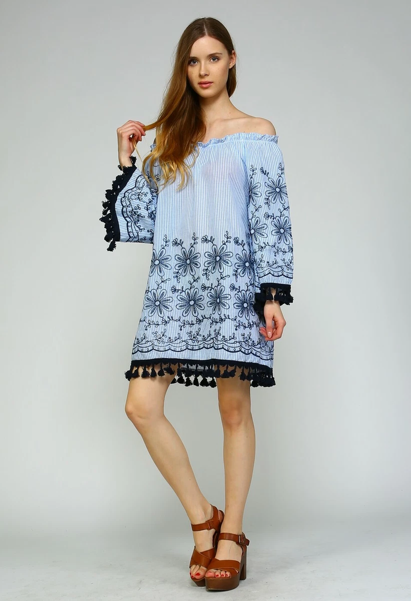 Velzera top tassel dress