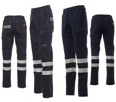 PAYPER Arbeitshose Warnhose Herren Sanitäter Hose Krankentransport Einsatzhose XXS -5XL