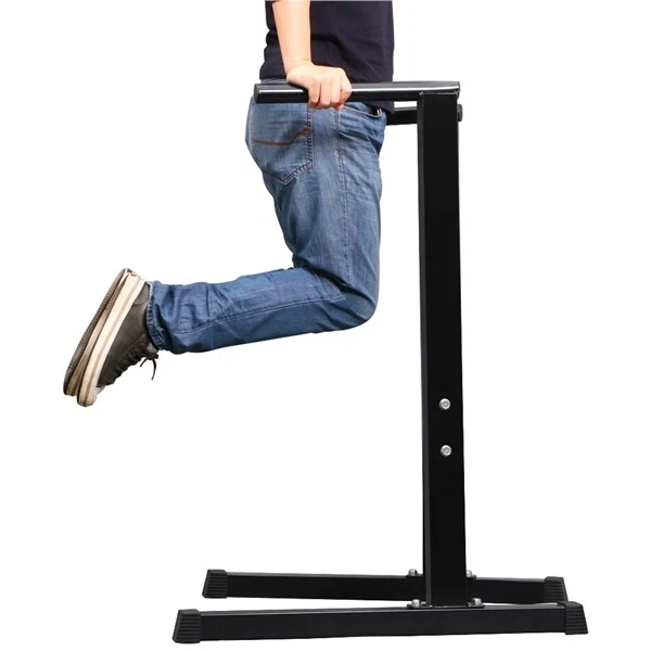 Barres de Traction Gym Poste à Dips sur Pied pour Entraînements Domicile - Photo 3/4