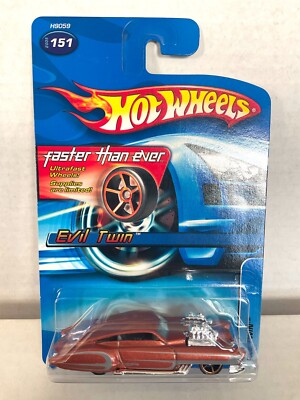 Hot Wheels EVIL TWIN - 2005 #151 - FASTER THAN EVER FTE