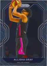 Allisha Gray 2021 Panini Prizm WNBA Basketball Chrome Base Card #48 Dallas Wings