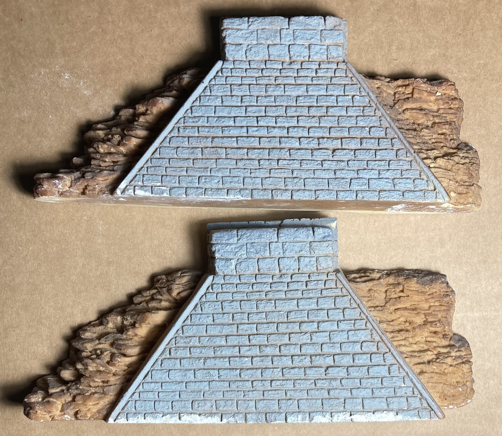 HO Scale Model Railroad Bridge Abutments pair eBay