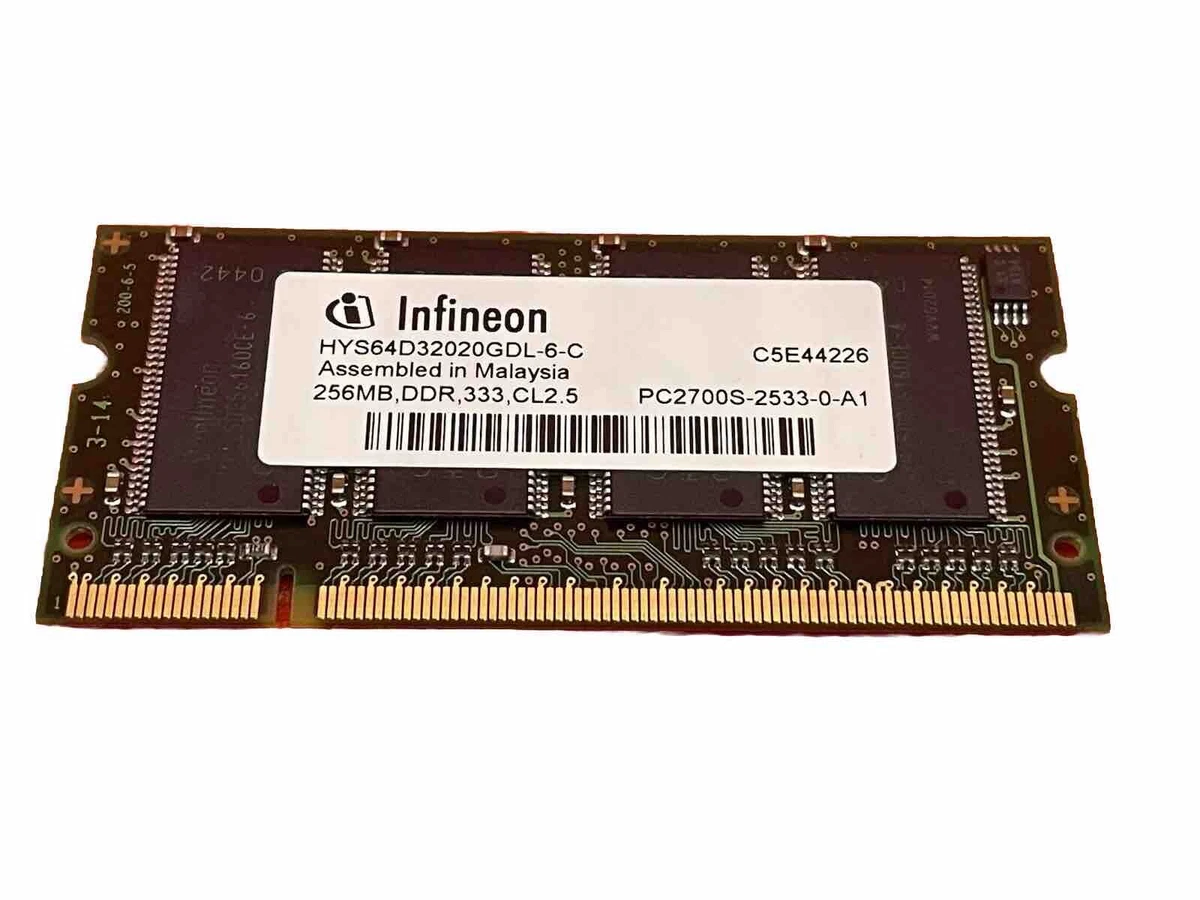 Barrette RAM 256 Mo Pour Sony Vaio PCG-FX290 – PC133 SO-DIMM – Offtek – Neuve