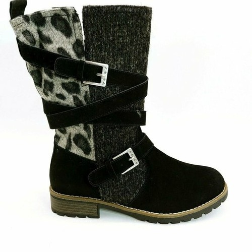 AMBYR MID CALF LOW WINTER BOOTS 