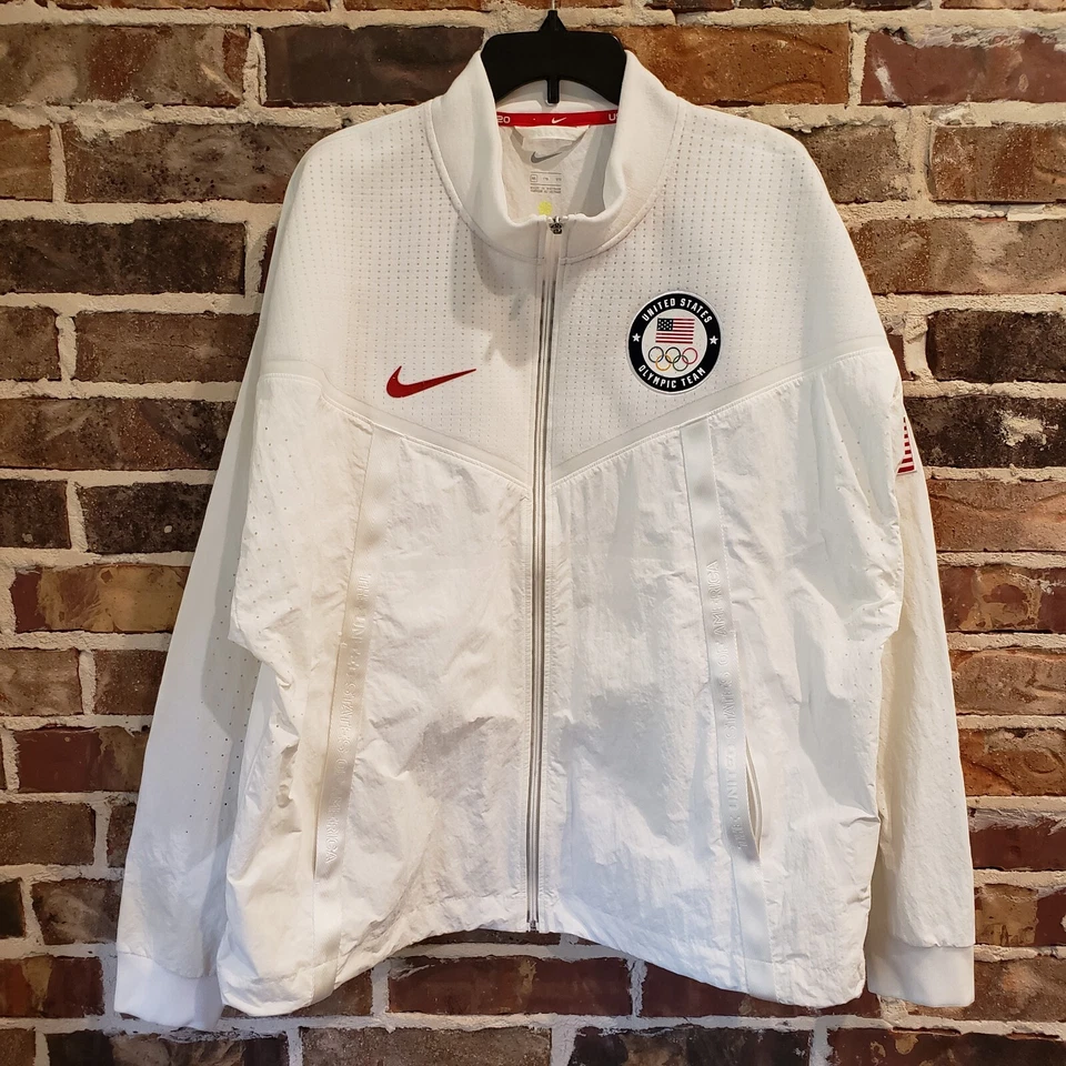 Nike Team USA Issued 2020 Windrunner Medal Stand Olympic Jacket Sz XXL Tokyo  - Image 2 of 4