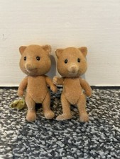 Vintage Sylvanian Families / Calico Critters - Slydale Foxes excellent gold tail