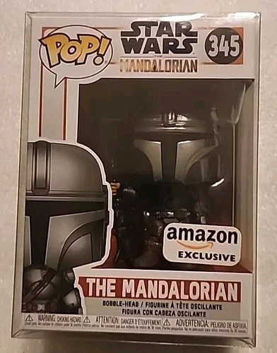 Funko Pop! Vinyl: Star Wars - The Mandalorian (Chrome) - Amazon (Exclusive) #345