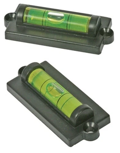 Camco 25523 Black Plastic Vial Level for RV (Pack of 6)