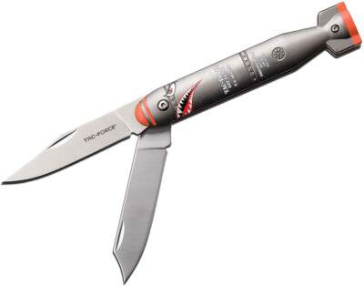 New Tac Force Bomb Knife Slip Joint Gray TF-1039DBGY