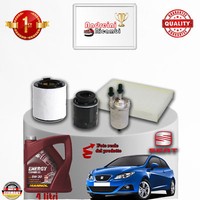 Wartungsset Filter + ÖL Seat Ibiza V 1.4 TSI 110KW 150PS Ab 2009
