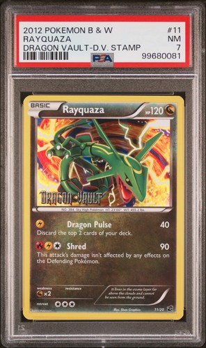 Rayquaza graded PSA 7 for sale on eBay