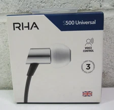 RHA S500 Universal Earphones Compact Aluminium Noise Isolation