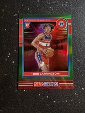 2024-25 Panini Hoops Green Prizm Bub Carrington RC #244 NBA Washington Wizards