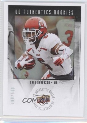 2015 Upper Deck UD Authentics Rookies 389/500 Dres Anderson #UA-32 RC 04zk