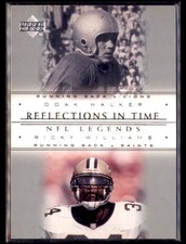 2006 Upper Deck Reflections in Time Doak Walker Lions / Ricky Williams Saints R3