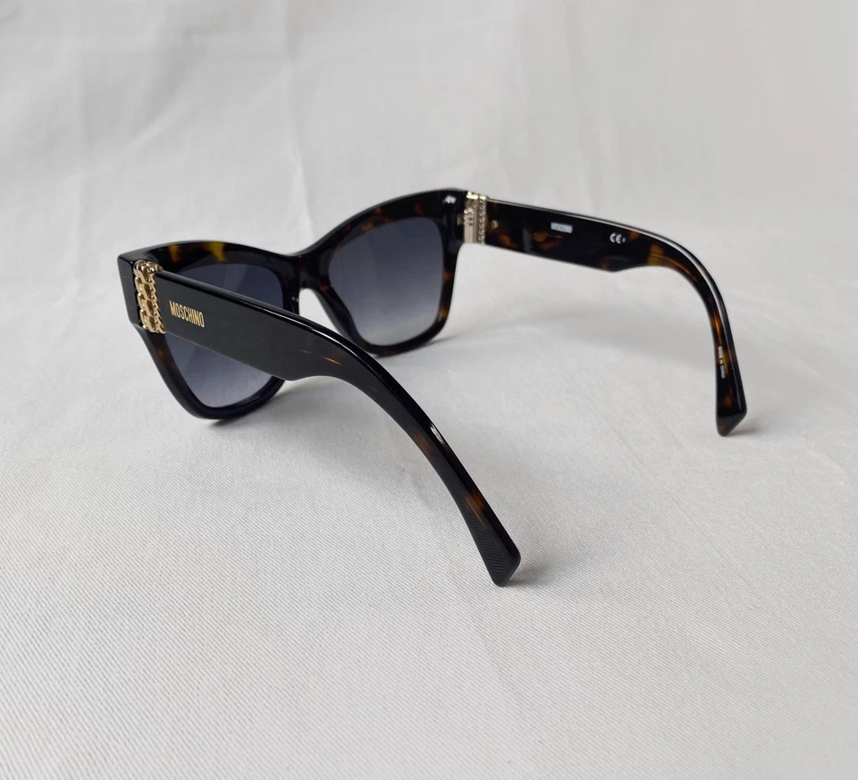 Gafas de sol Moschino Havana degradadas de gran tamaño carey en estado como nuevas Foto 3 de 4