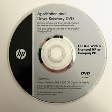 HP Application and Driver Recovery DVD Windows 8 732160-B22