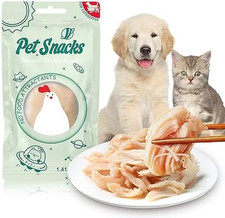 Natural Steamed Chicken Breast Snack - High-Protein Pet Training Treat, Rich in