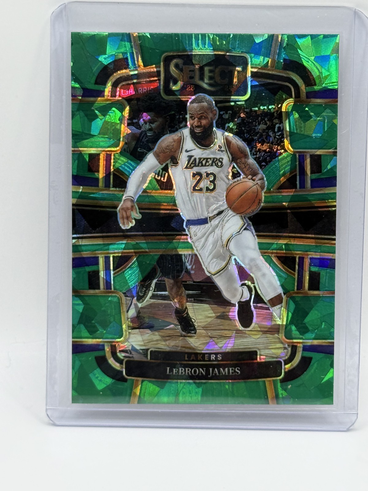2023-24 Panini Select - Concourse LeBron James #66 Green Ice Prizm