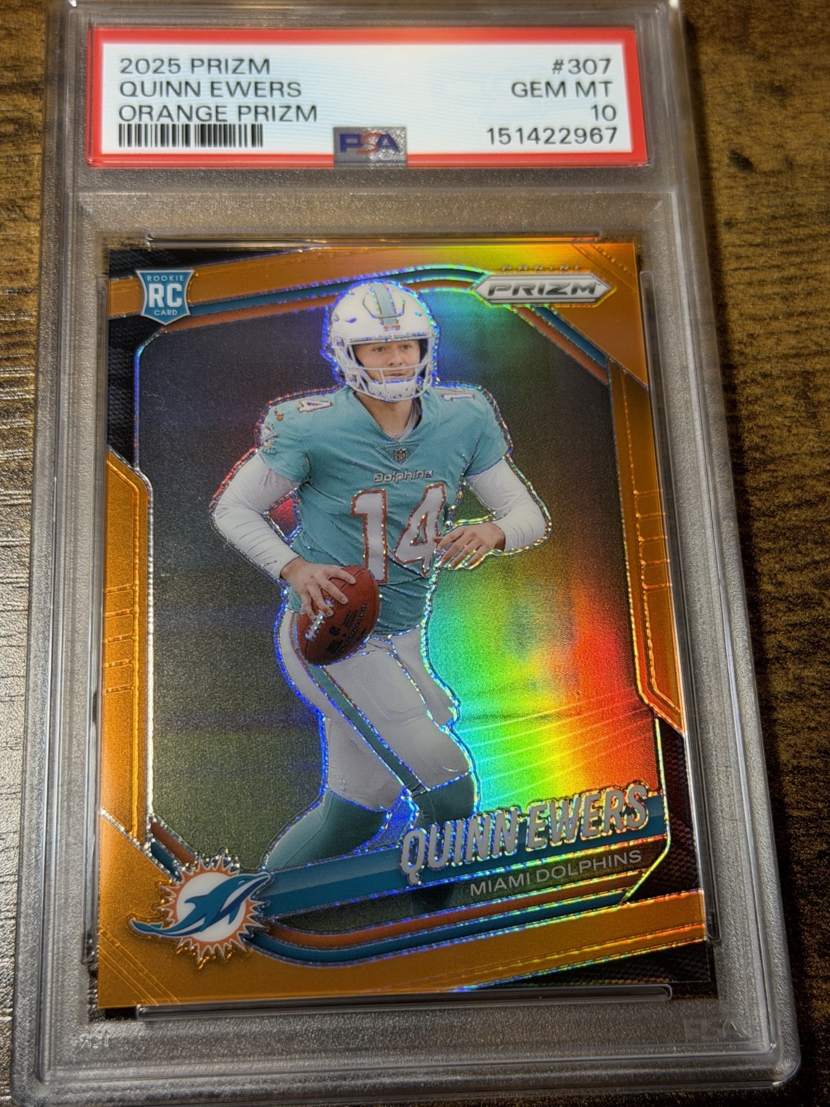 Quinn Ewers Panini Prizm #307 Orange