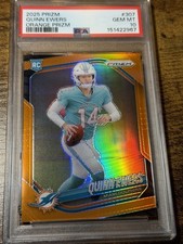 QUINN EWERS 2025 Panini Prizm #307 Rookie Orange Prizm /249 PSA 10